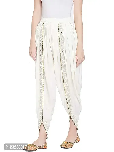 Buy SHADES White Cotton Dhoti Pants for Women Online @ Tata CLiQ